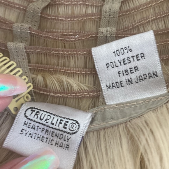 Hairdo 3/4 Grand Extension / Topper R22 Swedish Blonde - Picture 7 of 8